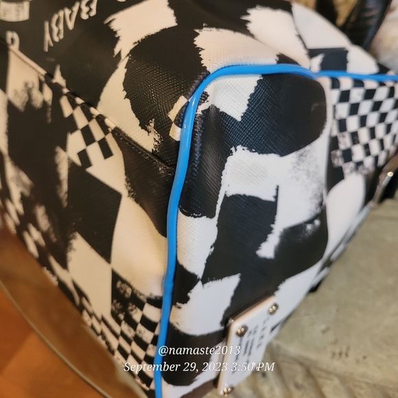 L.A.M.B. by Gwen Stefani Worthington Bristol Dartboard Bag Luxury Designer #515 - Picture 13 of 16